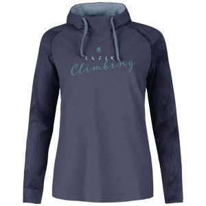 Bluza damska z kapturem Rafiki Estrella. Niebieskie bluzy RAFIKI, bez wzorów, z kapturem. Za 365,75 zł.