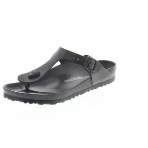 Japonki damskie Birkenstock Gizeh Eva. Czarne klapki Birkenstock, bez wzorów, z materiału, bez obcasa. Za 309,99 zł.