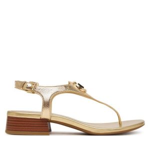 Sandały MICHAEL Michael Kors. Żółte sandały MICHAEL Michael Kors, bez wzorów, bez obcasa, na płaskiej podeszwie, bez zapięcia. Za 584,99 zł.