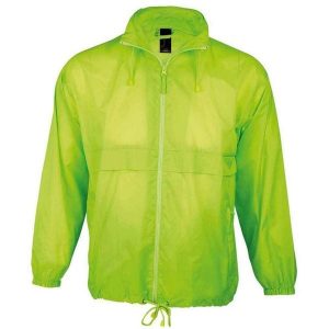 Wiatrówka Unisex Surf Dla Dorosłych. Zielone kurtki SOL'S, s, bez wzorów, bez kaptura. Za 79,99 zł.