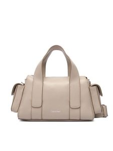 Calvin Klein Torebka LV04F3291G Fioletowy. Fioletowe torebki klasyczne Calvin Klein, bez wzorów, ze skóry, bez dodatków. Za 419,99 zł.