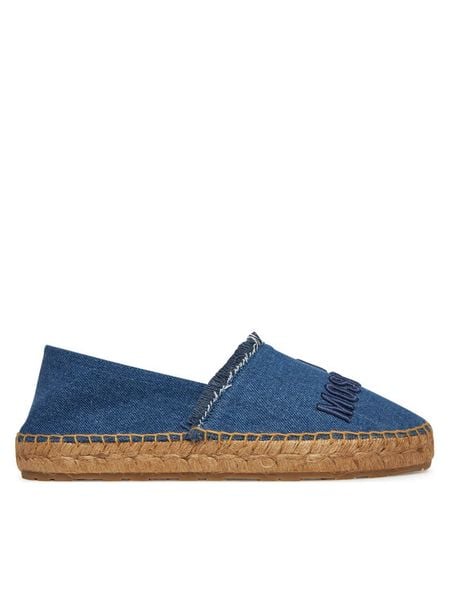 LOVE MOSCHINO Espadryle JA10262G0MJO5700 Niebieski. Niebieskie espadryle LOVE MOSCHINO, bez wzorów, z materiału, bez obcasa. Za 869,99 zł.