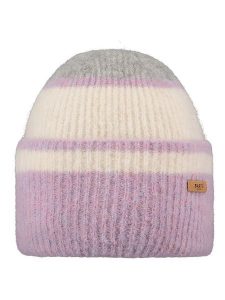 Barts Czapka "Ounaa" w kolorze fioletowo-kremowym rozmiar: onesize. Brązowe czapki Barts, bez wzorów, z wełny. Za 116,33 zł.