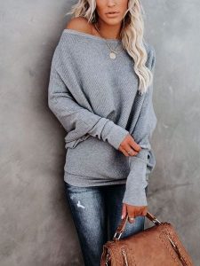 Milan Kiss Sweter w kolorze szarym rozmiar: M. Szare swetry oversize Milan Kiss, m, bez wzorów, bez ramiączek. Za 85,45 zł.