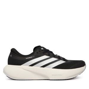 Buty do biegania adidas. Czarne buty sportowe ADIDAS, bez wzorów, bez zapięcia, do biegania. Za 489,99 zł.