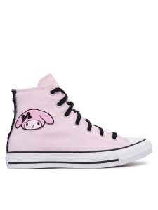 Converse Trampki Chuck Taylor All Star A21836C Różowy jasny. Czerwone trampki Converse, bez wzorów, z materiału, bez zapięcia. Za 399,99 zł.
