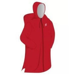 Wodoodporna peleryna przeciwdeszczowa Élémenterre Pelerin. Czerwone kurtki Elementerre, l, bez wzorów, bez kaptura. Za 242,00 zł.