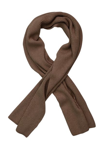 MOSS COPENHAGEN Szal "Galine Rachelle" w kolorze ciemnobrązowym - 170 x 38 cm rozmiar: onesize. Brązowe szaliki Moss Copenhagen, bez wzorów, z materiału. Za 73,99 zł.