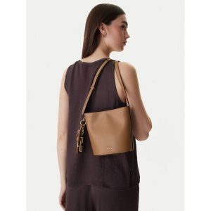 Torebka Furla. Brązowe torebki klasyczne Furla, bez wzorów, bez dodatków. Za 671,99 zł.