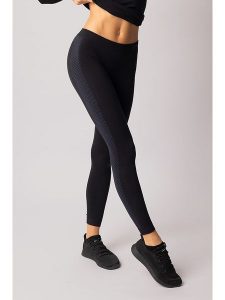 Spaio Legginsy termiczne "Fierce" w kolorze czarnym rozmiar: M. Czarne legginsy Spaio, m, bez wzorów, z materiału, outdoorowe. Za 130,99 zł.