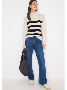 Cecil Golf w kolorze kremowo-czarnym rozmiar: XL. Brązowe swetry oversize Cecil, xl, bez wzorów, bez ramiączek. Za 122,38 zł.