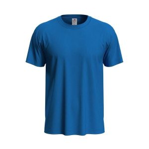 Koszulka Unisex Dla Dorosłych Z Klasycznym, Organicznym Dekoltem. Niebieskie bluzki STEDMAN, xl, bez wzorów, klasyczne, bez kołnierzyka, bez ramiączek. Za 46,99 zł.
