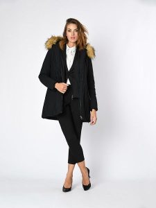 Northwood Parka w kolorze czarnym rozmiar: M. Czarne płaszcze Northwood, m, bez wzorów, bez kaptura. Za 255,34 zł.
