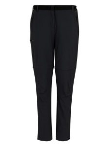 Regatta Spodnie trekkingowe Zipp-Off "Xert Stretch" w kolorze czarnym rozmiar: 42. Czarne spodnie dresowe Regatta, bez wzorów, z materiału. Za 221,15 zł.