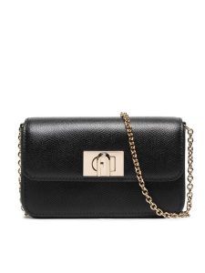 Furla Torebka 1927 WE00265-ARE000-O6000-1-007-20-CN-E Czarny. Czarne torebki klasyczne Furla, bez wzorów, ze skóry, bez dodatków. Za 699,99 zł.