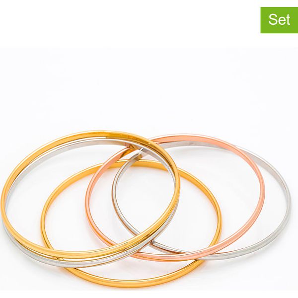 LA CHIQUITA Bransoletki (5 szt.) rozmiar: onesize. Szare bransoletki LA CHIQUITA, ze stali. Za 100,52 zł.