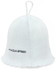 Czapka do sauny filcowa Aqua Speed. Szare czapki Aqua-Speed, bez wzorów. Za 49,90 zł.