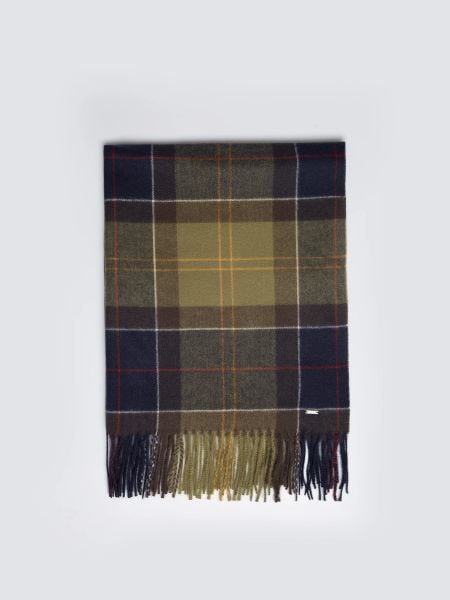 Szal damski w kratę zielony Saikas 304. Zielone szaliki Big Star, bez wzorów, z dzianiny. Za 139,99 zł.