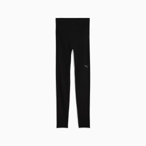 Legginsy treningowe damskie Puma SHAPELUXE HW 7/8 52746301. Czarne legginsy Puma, bez wzorów. Za 234,76 zł.