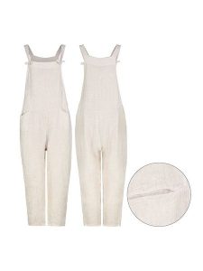 Eight2Nine Kombinezon w kolorze beżowym rozmiar: L/XL. Brązowe kombinezony Eight2Nine, l, bez wzorów, bez kołnierzyka, bez ramiączek. Za 171,28 zł.