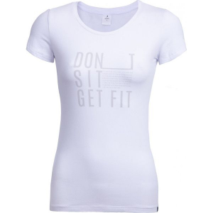 T-shirt damski TSD607 - biały - Outhorn. T-shirty marki Outhorn. W wyprzedaży za 29,99 zł.