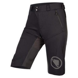 Spodenki rowerowe damskie Endura MT500 Spray Short W. Czarne szorty ENDURA, bez wzorów. Za 369,99 zł.