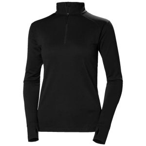 Bluza damska 1/2 zip Helly Hansen Lifa Tech Lite. Czarne bluzy Helly Hansen, xs, bez wzorów, bez kaptura. Za 327,75 zł.
