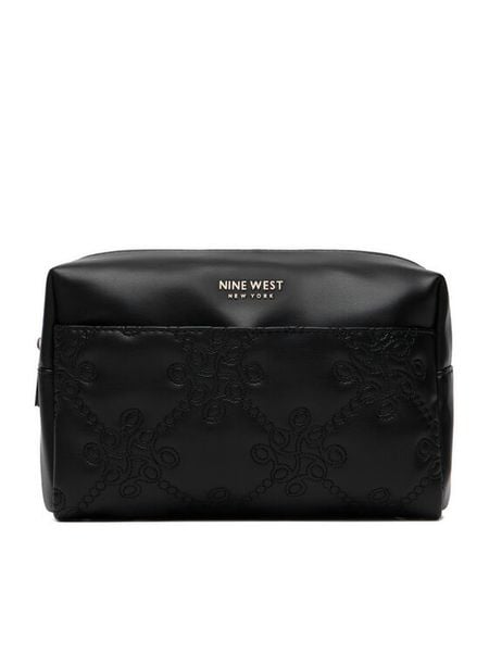 Nine West Kosmetyczka CEO-NW-W1-030-AW26 Czarny. Czarne kosmetyczki Nine West, bez wzorów, ze skóry. Za 79,99 zł.
