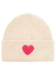 Zwillingsherz Czapka "Heart" w kolorze beżowym rozmiar: onesize. Brązowe czapki Zwillingsherz, bez wzorów, z materiału. Za 134,95 zł.