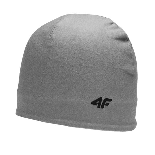 Czapka Dwustronna Functional. Szare czapki 4f, bez wzorów, sportowe. Za 78,99 zł.