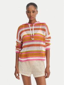 Banana Moon Sweter Gui Wilderness LTH33 Kolorowy Regular Fit. Swetry klasyczne Banana Moon, s, z bawełny, bez kołnierzyka. Za 409,99 zł.