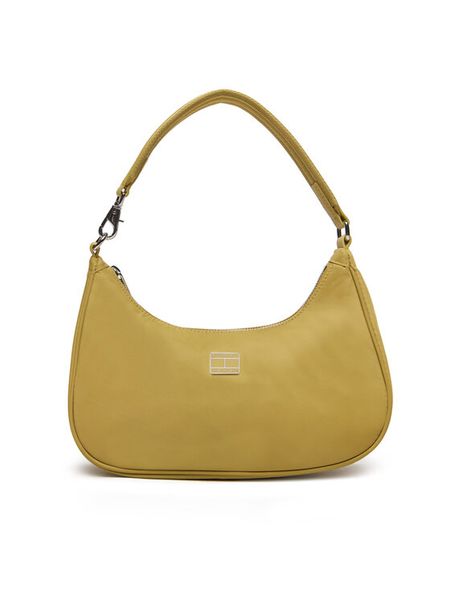 Tommy Jeans Torebka AW0AW16984 Brązowy. Brązowe torebki klasyczne Tommy Jeans, bez wzorów, z jeansu, bez dodatków. Za 189,99 zł.