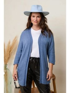 Curvy Lady Kardigan w kolorze niebieskim rozmiar: 48/50. Niebieskie kardigany Curvy Lady. Za 114,98 zł.