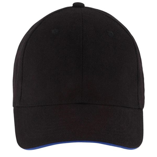 Czapka Z Daszkiem Buffalo 6 Panel. Czarne czapki SOL'S, bez wzorów. Za 31,99 zł.