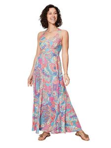 Ipanima Sukienka ze wzorem rozmiar: 38/40. Sukienki Ipanima, na co dzień, bez wzorów, bez kołnierzyka, bez ramiączek, maxi, proste. Za 78,99 zł.