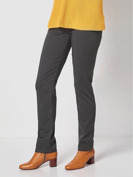 Rosner Dżinsy - Slim fit - w kolorze antracytowym rozmiar: 38. Czarne jeansy Rosner, bez wzorów, z podwyższonym stanem. Za 175,31 zł.