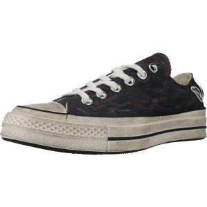Buty CONVERSE CHUCK 70 OX Czarny. Czarne trampki Converse, bez wzorów, z tkaniny, bez zapięcia. Za 256,99 zł.