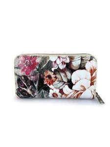 Mila Blu Skórzany portfel "Rovere" ze wzorem - 20 x 11 x 2 cm rozmiar: onesize. Portfele Mila Blu, bez wzorów, z materiału. Za 130,99 zł.