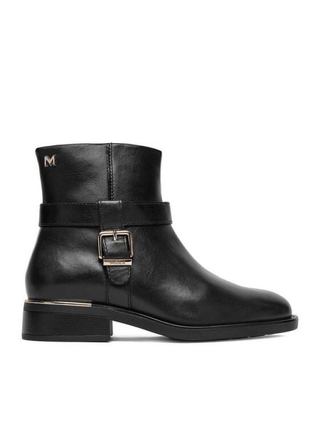 MEXX Botki CEO-MX/033C-RST Czarny. Czarne botki Mexx, bez wzorów, ze skóry, bez obcasa, na płaskiej podeszwie, bez zapięcia. Za 239,99 zł.