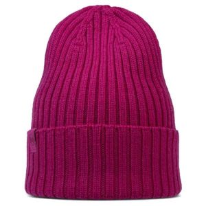 Czapka zimowa z wełny merino Norval. Czerwone czapki Buff, bez wzorów, z wełny, sportowe. Za 131,00 zł.