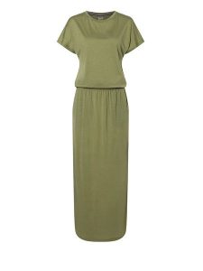 Super.natural Sukienka "Feel Good" w kolorze khaki rozmiar: XL. Brązowe sukienki super.natural, xl, bez wzorów, z wełny, bez kołnierzyka, bez ramiączek, maxi. Za 173,99 zł.