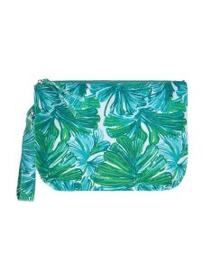 BLE Kosmetyczka w kolorze zielono-błękitnym - 27 x 18 x 2 cm rozmiar: onesize. Niebieskie kosmetyczki BLE, bez wzorów, z materiału. Za 24,95 zł.