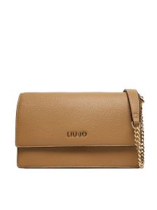 Liu Jo Torebka AA6210 E1012 Brązowy. Brązowe torebki wieczorowe Liu Jo, bez wzorów, ze skóry, bez dodatków. Za 639,99 zł.