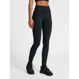 Damskie legginsy Hummel HIIT. Czarne legginsy Hummel, bez wzorów. Za 207,50 zł.