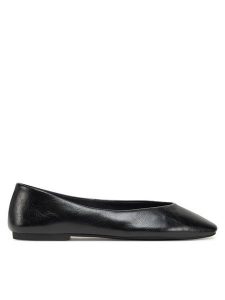 Steve Madden Baleriny Darts SM11003624 Czarny. Czarne balerinki Steve Madden, bez wzorów, ze skóry, bez obcasa, bez zapięcia. Za 279,99 zł.