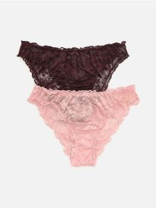 Majtki typu figi 2 pack - ciemnobrązowy. Brązowe figi Reserved, bez wzorów. Za 49,99 zł.