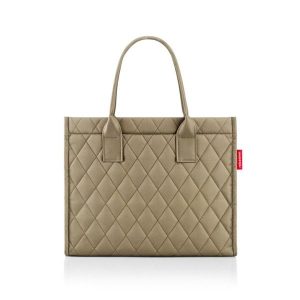 Torba daily shopper, rhombus olive. Zielone shopper bag Reisenthel, bez wzorów, przez ramię, duże, bez dodatków. Za 302,00 zł.