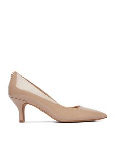 Nine West Czółenka CEO-CD25-032-1 Beżowy. Brązowe czółenka Nine West, bez wzorów, z materiału, bez obcasa, bez zapięcia. Za 229,99 zł.