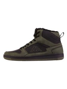 Kappa Sneakersy "Lineup" w kolorze khaki rozmiar: 39. Brązowe trampki Kappa, bez wzorów, za kostkę, bez zapięcia. Za 144,92 zł.