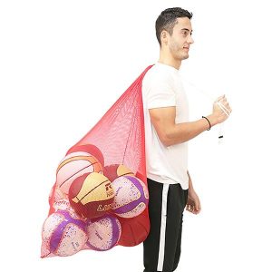 Torba na 30 balonów Softee Jumbo. Czerwone torby podróżne i sportowe SOFTEE, bez wzorów, z materiału. Za 141,99 zł.